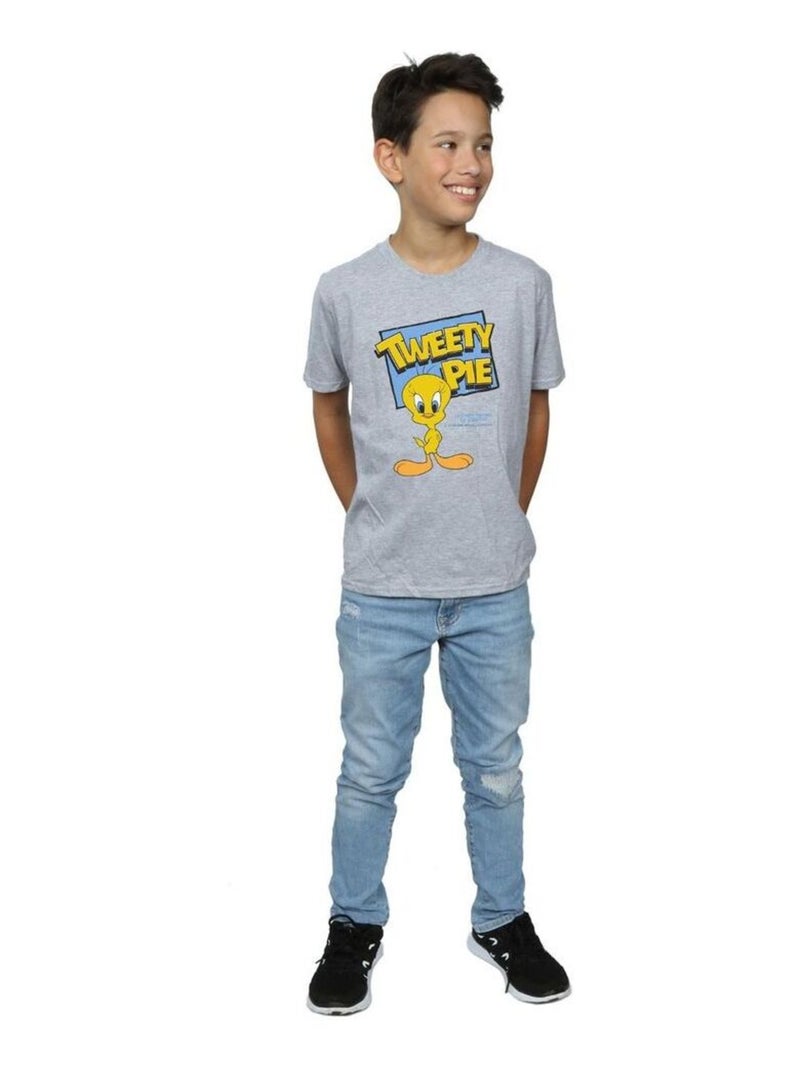 Looney Tunes - T-shirt Gris chiné - Kiabi