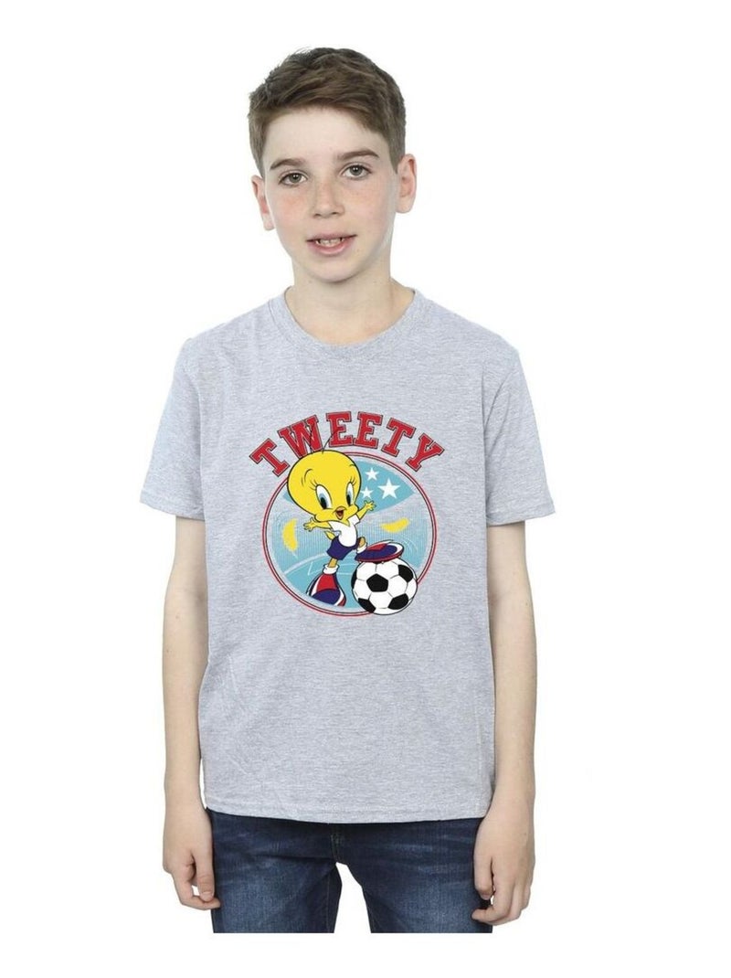 Looney Tunes - T-shirt Gris chiné - Kiabi