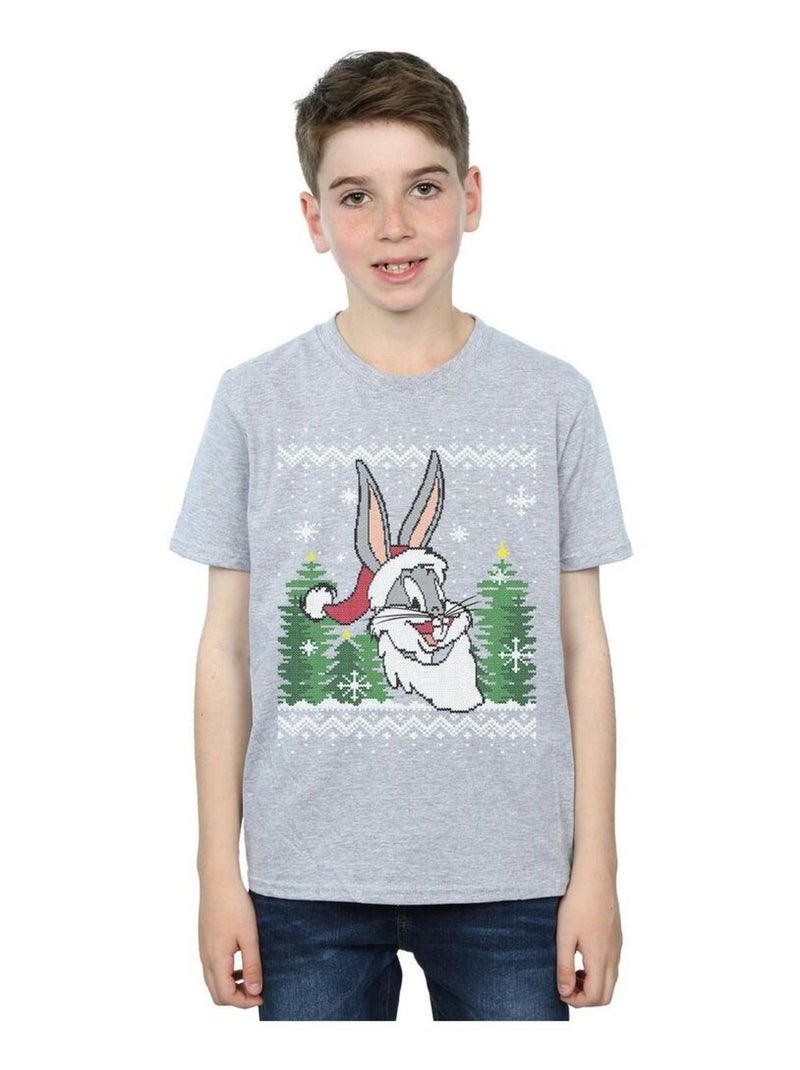 Looney Tunes - T-shirt Gris chiné - Kiabi