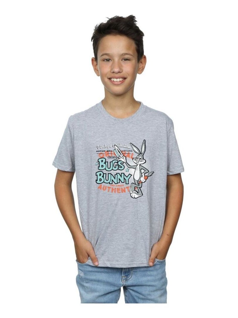 Looney Tunes - T-shirt Gris chiné - Kiabi