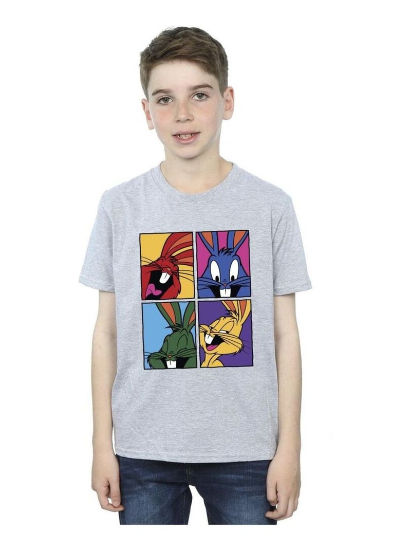 Looney Tunes - T-shirt Gris chiné - Kiabi