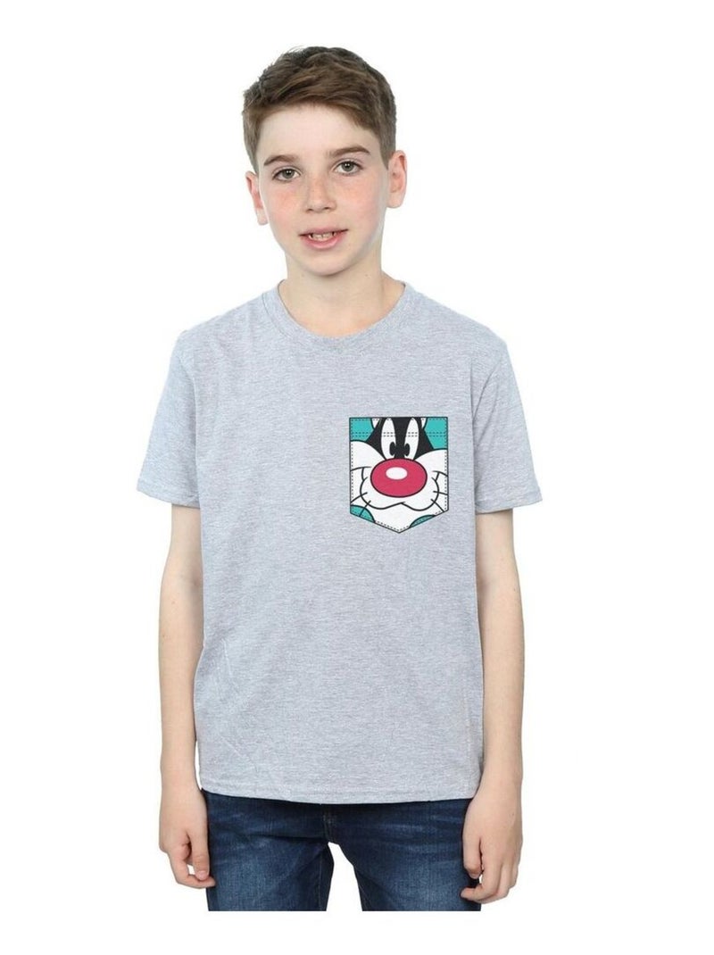 Looney Tunes - T-shirt Gris chiné - Kiabi