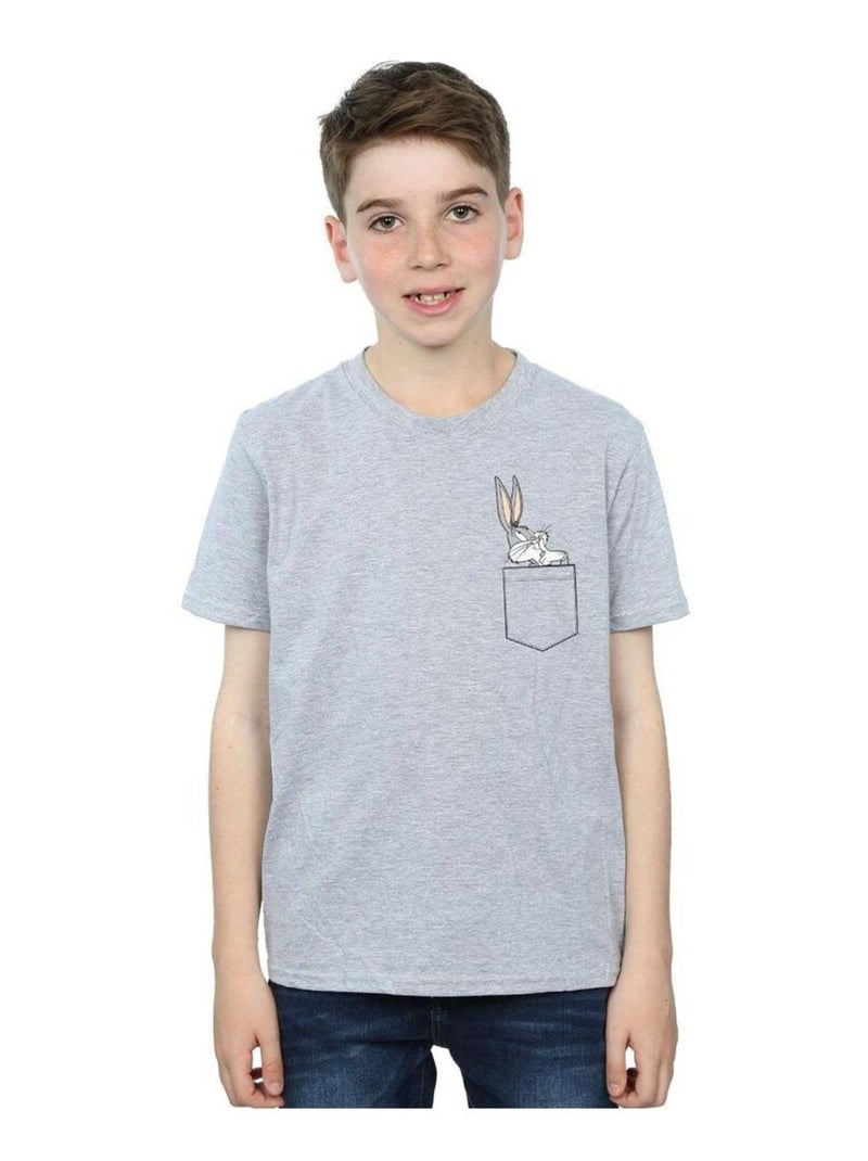 Looney Tunes - T-shirt Gris chiné - Kiabi