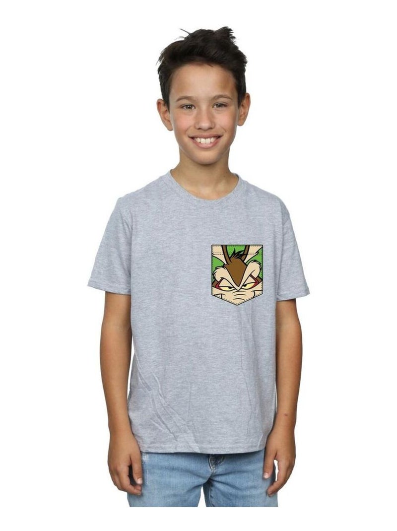 Looney Tunes - T-shirt Gris chiné - Kiabi