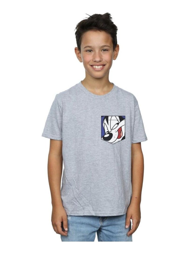 Looney Tunes - T-shirt Gris chiné - Kiabi