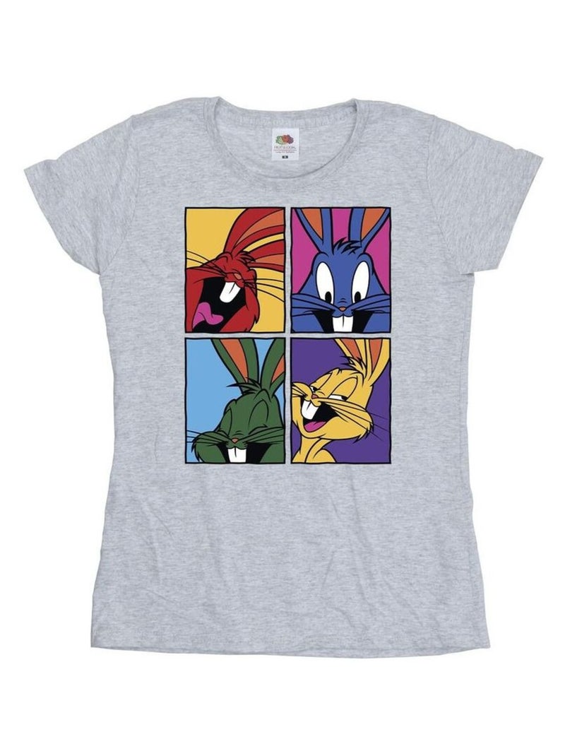 Looney Tunes - T-shirt Gris chiné - Kiabi