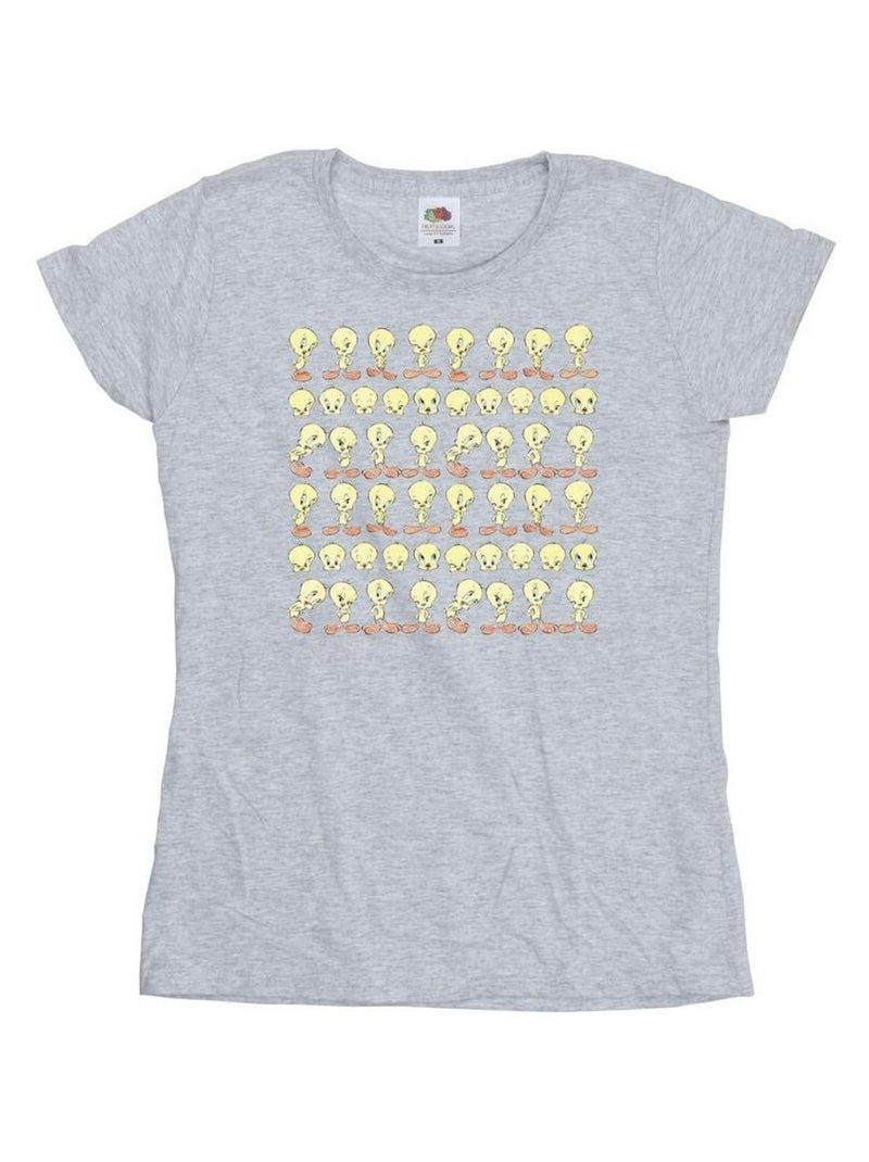 Looney Tunes - T-shirt Gris chiné - Kiabi