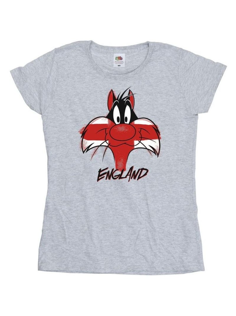 Looney Tunes - T-shirt Gris chiné - Kiabi