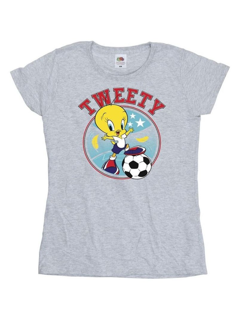 Looney Tunes - T-shirt Gris chiné - Kiabi