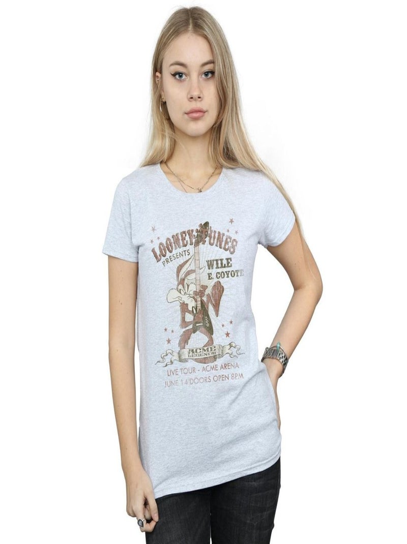 Looney Tunes - T-shirt Gris chiné - Kiabi