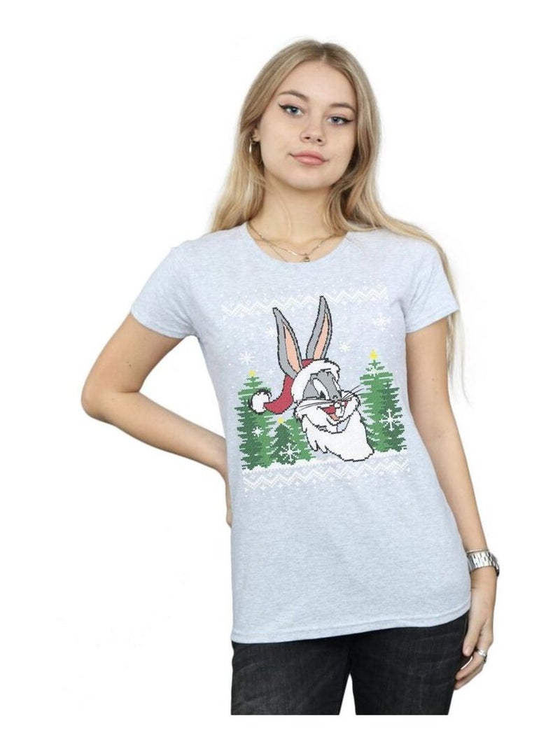 Looney Tunes - T-shirt Gris chiné - Kiabi