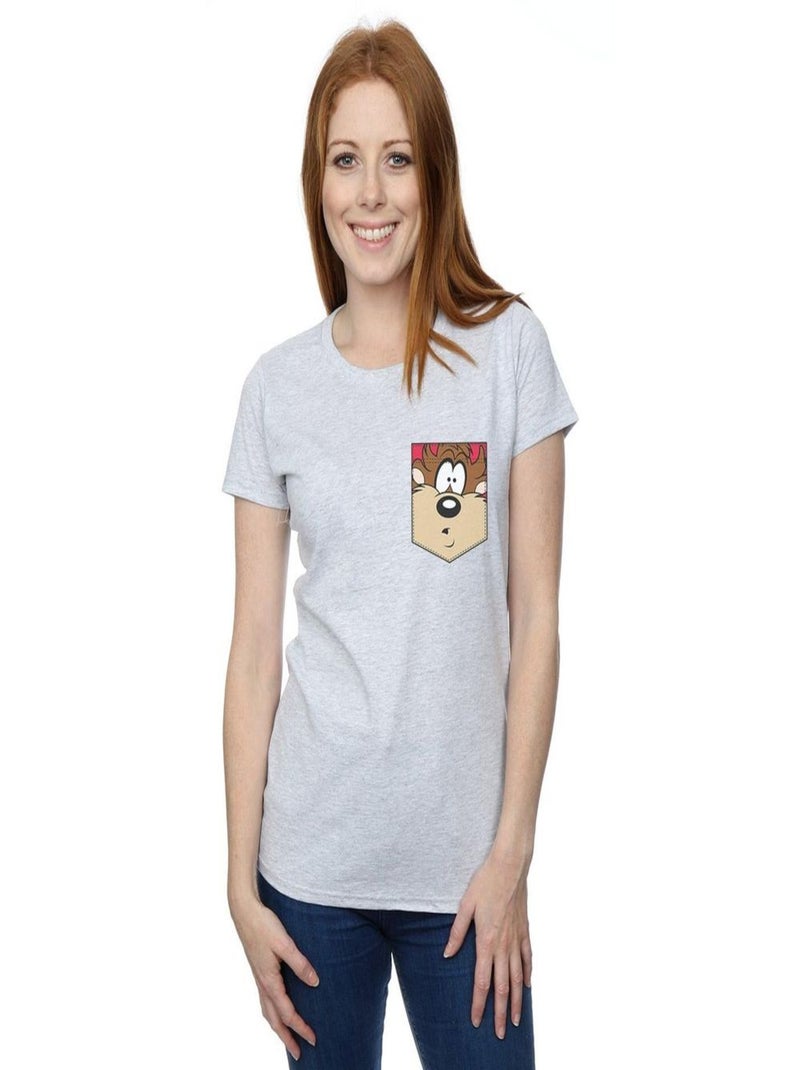 Looney Tunes - T-shirt Gris chiné - Kiabi