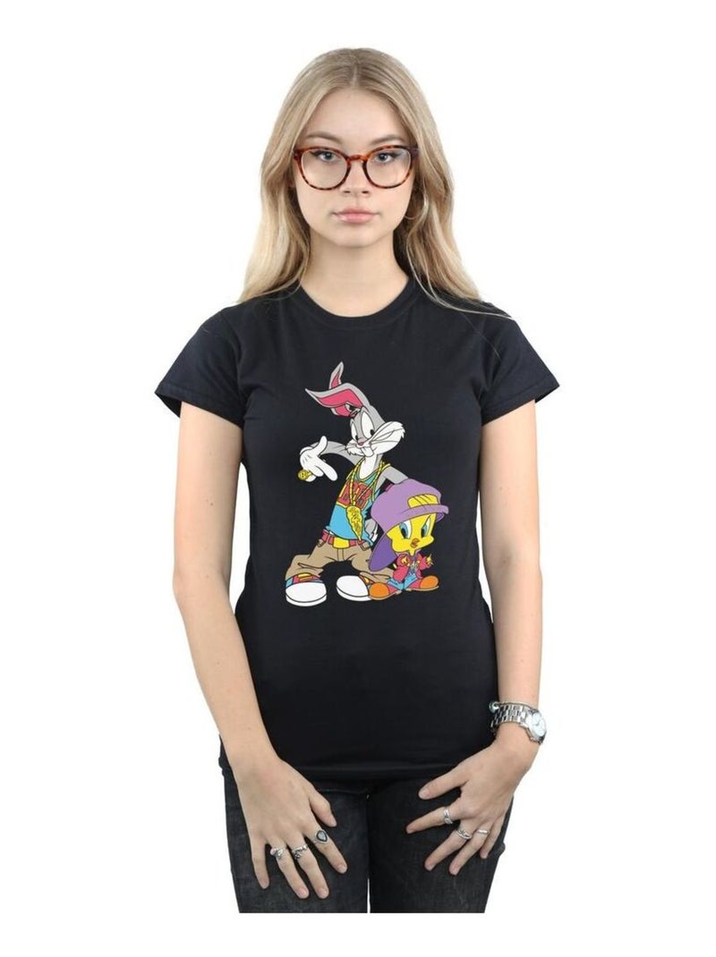 Looney Tunes - T-shirt HIP HOP Noir - Kiabi
