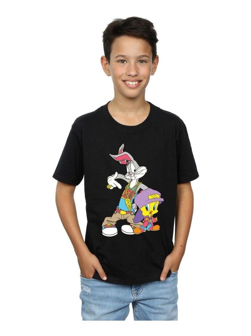 Looney Tunes - T-shirt HIP HOP Noir - Kiabi