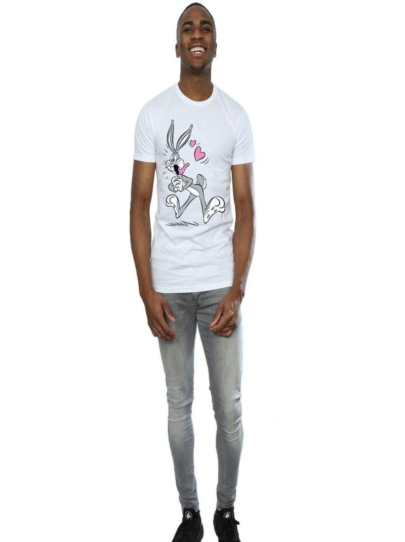 Looney Tunes - T-shirt IN LOVE Blanc - Kiabi
