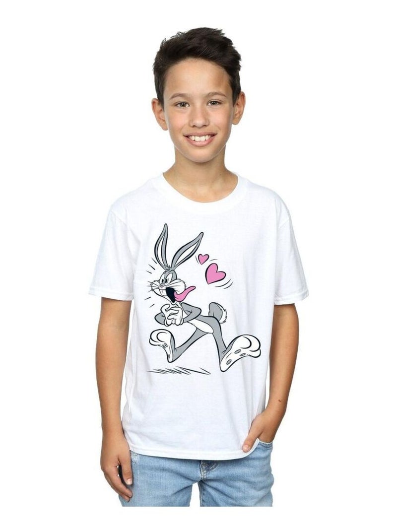 Looney Tunes - T-shirt IN LOVE Blanc - Kiabi