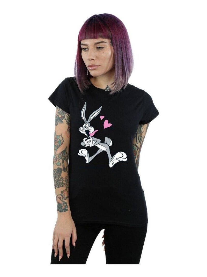 Looney Tunes - T-shirt IN LOVE Noir - Kiabi