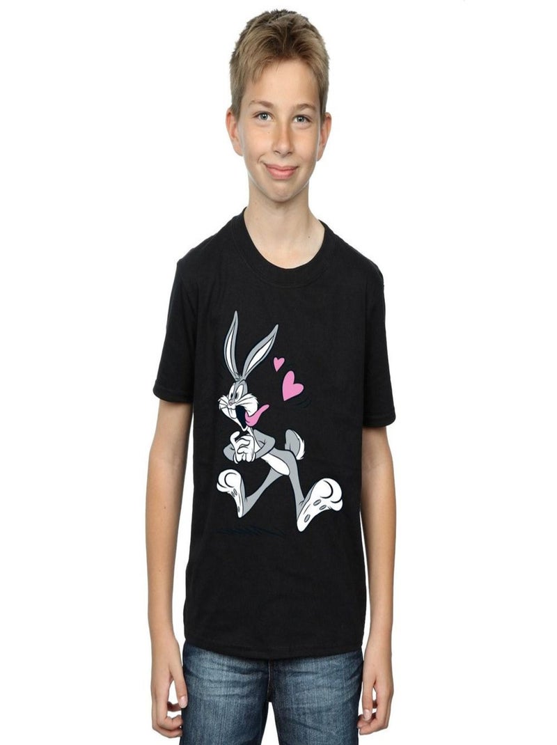 Looney Tunes - T-shirt IN LOVE Noir - Kiabi