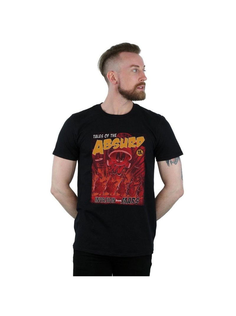 Looney Tunes - T-shirt INVASION FROM MARS Noir - Kiabi