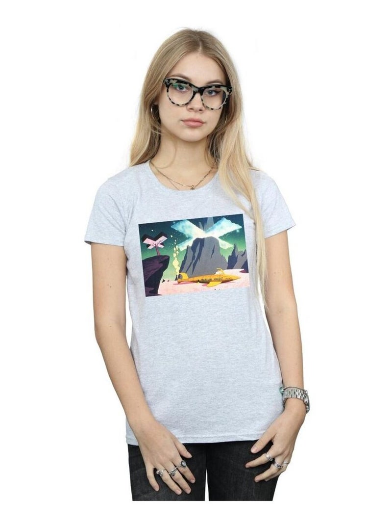 Looney Tunes - T-shirt MARTIAN MAGGOT Gris chiné - Kiabi