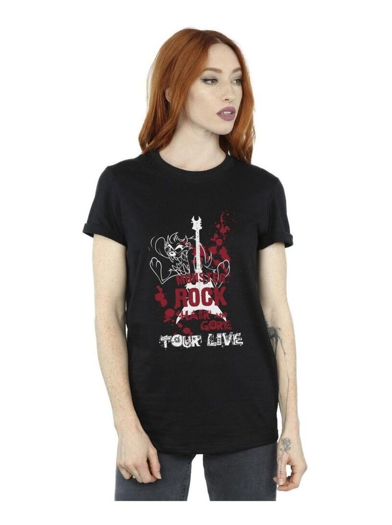 Looney Tunes - T-shirt MONSTER ROCK Noir - Kiabi