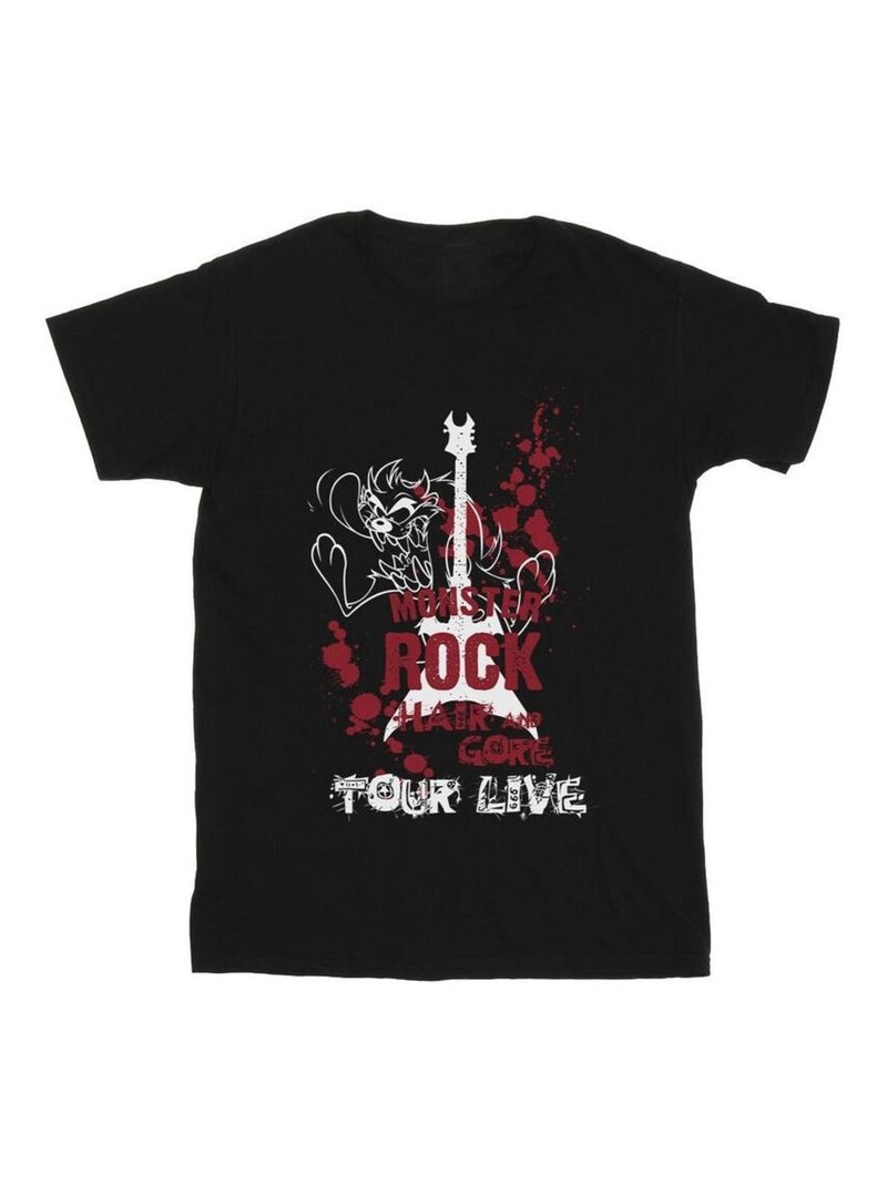 Looney Tunes - T-shirt MONSTER ROCK Noir - Kiabi