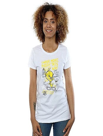 Looney Tunes - T-shirt MORE PUDDY TATS (Titi)