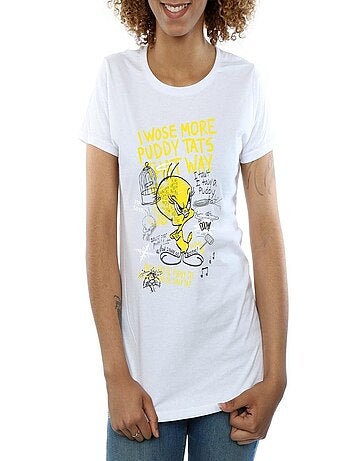 Looney Tunes - T-shirt MORE PUDDY TATS (Titi)