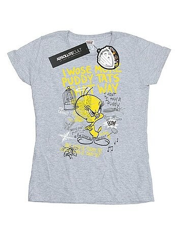 Looney Tunes - T-shirt MORE PUDDY TATS (Titi)