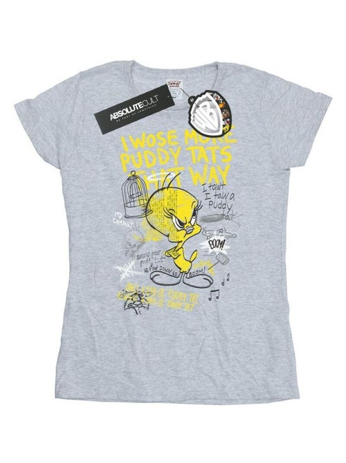 Looney Tunes - T-shirt MORE PUDDY TATS (Titi) - Kiabi Looney Tunes - T-shirt MORE PUDDY TATS (Titi) - Kiabi