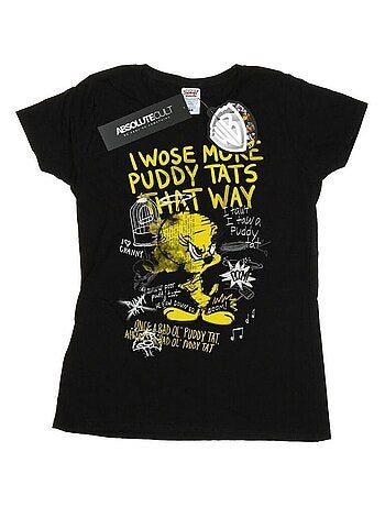 Looney Tunes - T-shirt MORE PUDDY TATS (Titi)