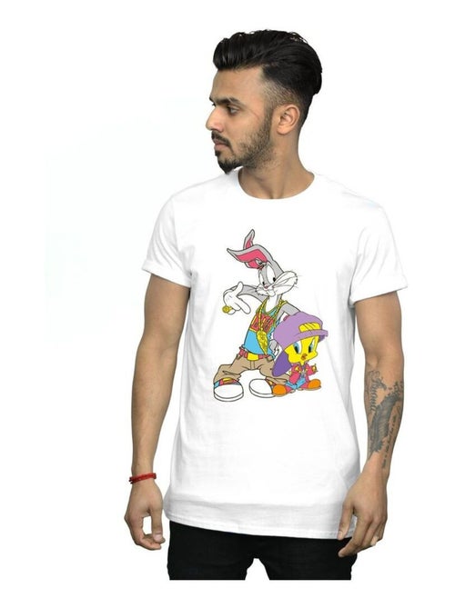 Looney Tunes - T-shirt motif Bugs Bunny et Titi HIP HOP - Kiabi