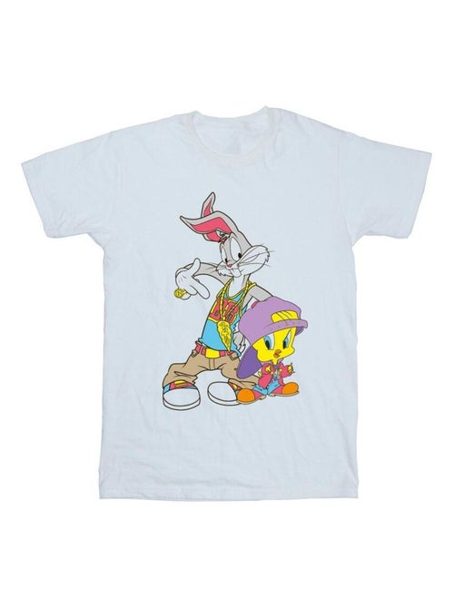 Looney Tunes - T-shirt motif Bugs Bunny et Titi HIP HOP - Kiabi