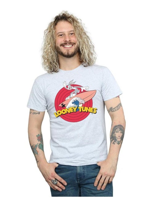 Looney Tunes - T-shirt motif Bugs Bunny motif/style Surfeur - Kiabi