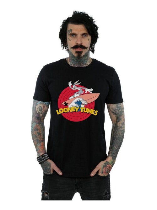 Looney Tunes - T-shirt motif Bugs Bunny motif/style Surfeur - Kiabi