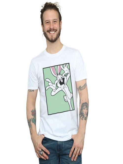 Looney Tunes - T-shirt motif Bugs Bunny motif/style visage amusant - Kiabi