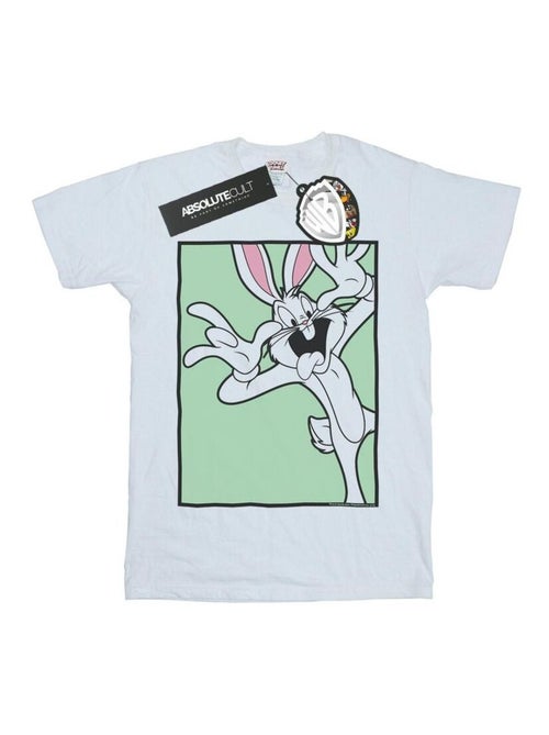 Looney Tunes - T-shirt motif Bugs Bunny motif/style visage amusant - Kiabi
