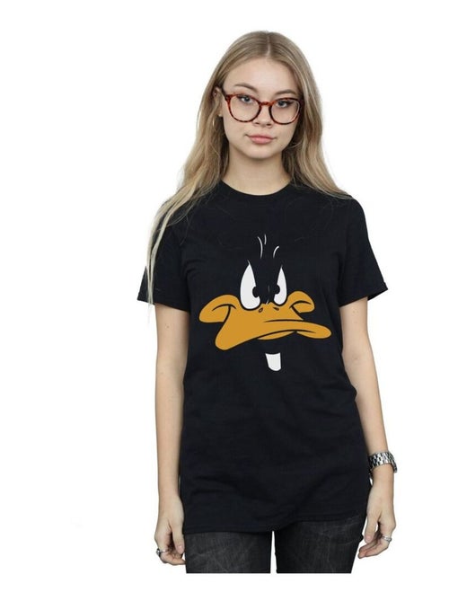 Looney Tunes - T-shirt motif Daffy Duck motif/style visage (Daffy Duck) - Kiabi