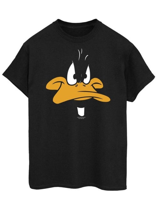Looney Tunes - T-shirt motif Daffy Duck motif/style visage (Daffy Duck) - Kiabi