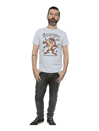 Looney Tunes - T-shirt motif Diable de Tasmanie motif/style rétro (Diable de Tasmanie)