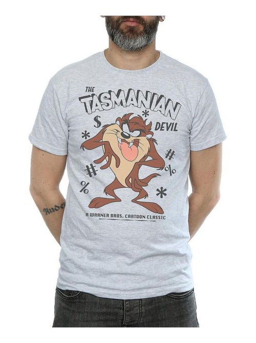Looney Tunes - T-shirt motif Diable de Tasmanie motif/style rétro (Diable de Tasmanie) - Kiabi