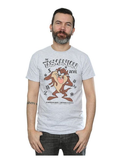 Looney Tunes - T-shirt motif Diable de Tasmanie motif/style rétro (Diable de Tasmanie) - Kiabi