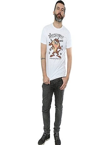 Looney Tunes - T-shirt motif Diable de Tasmanie style rétro (Diable de Tasmanie)