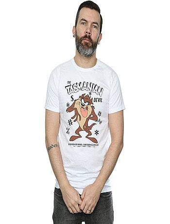 Looney Tunes - T-shirt motif Diable de Tasmanie style rétro (Diable de Tasmanie)