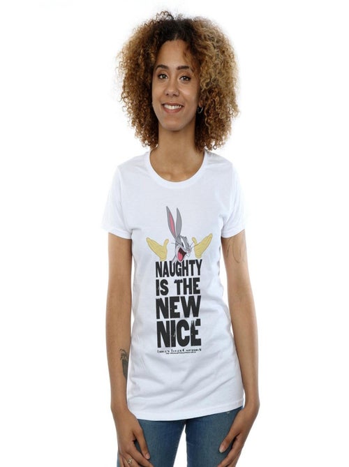 Looney Tunes - T-shirt NAUGHTY IS THE NEW NICE - Kiabi