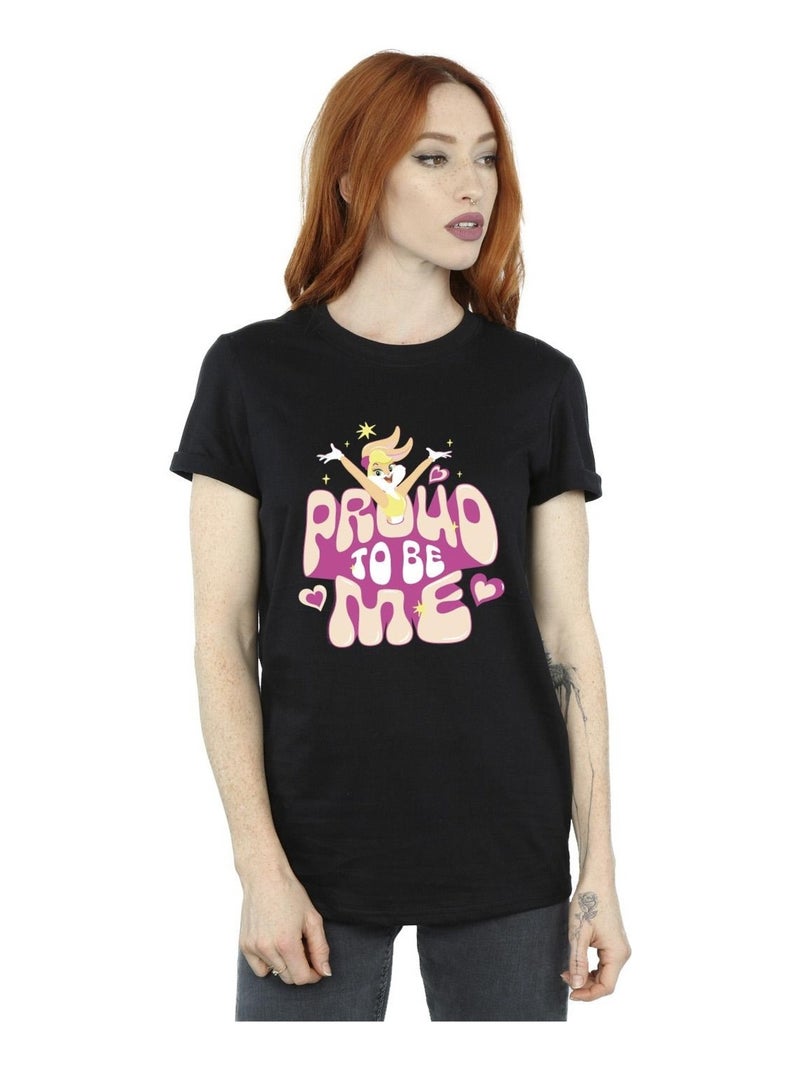 Looney Tunes - T-shirt PROUD TO BE ME Noir - Kiabi