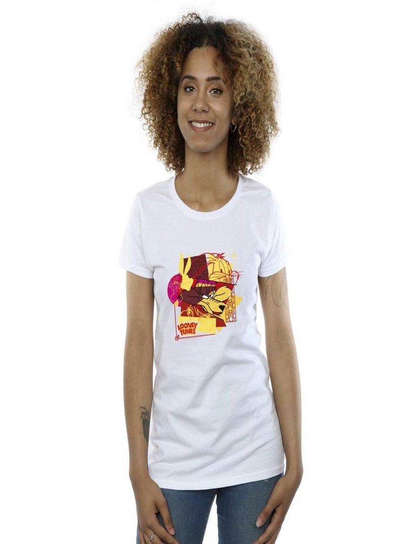 Looney Tunes - T-shirt RABBIT NEW YEAR Blanc - Kiabi