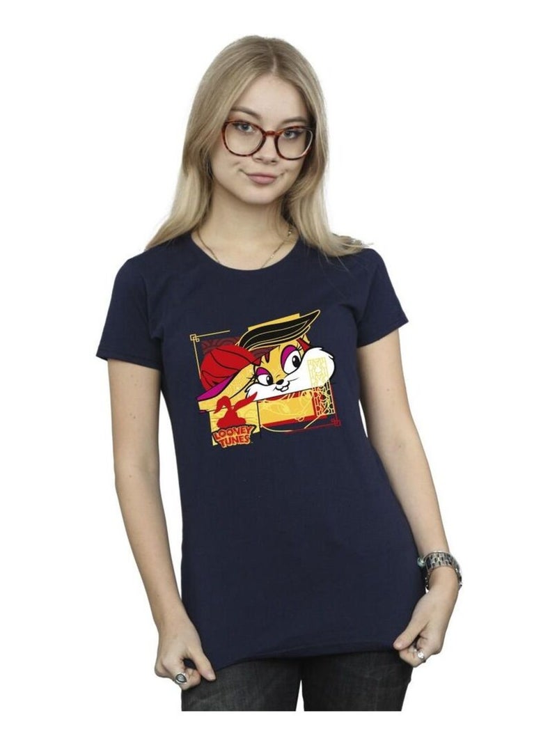 Looney Tunes - T-shirt RABBIT NEW YEAR Bleu marine - Kiabi