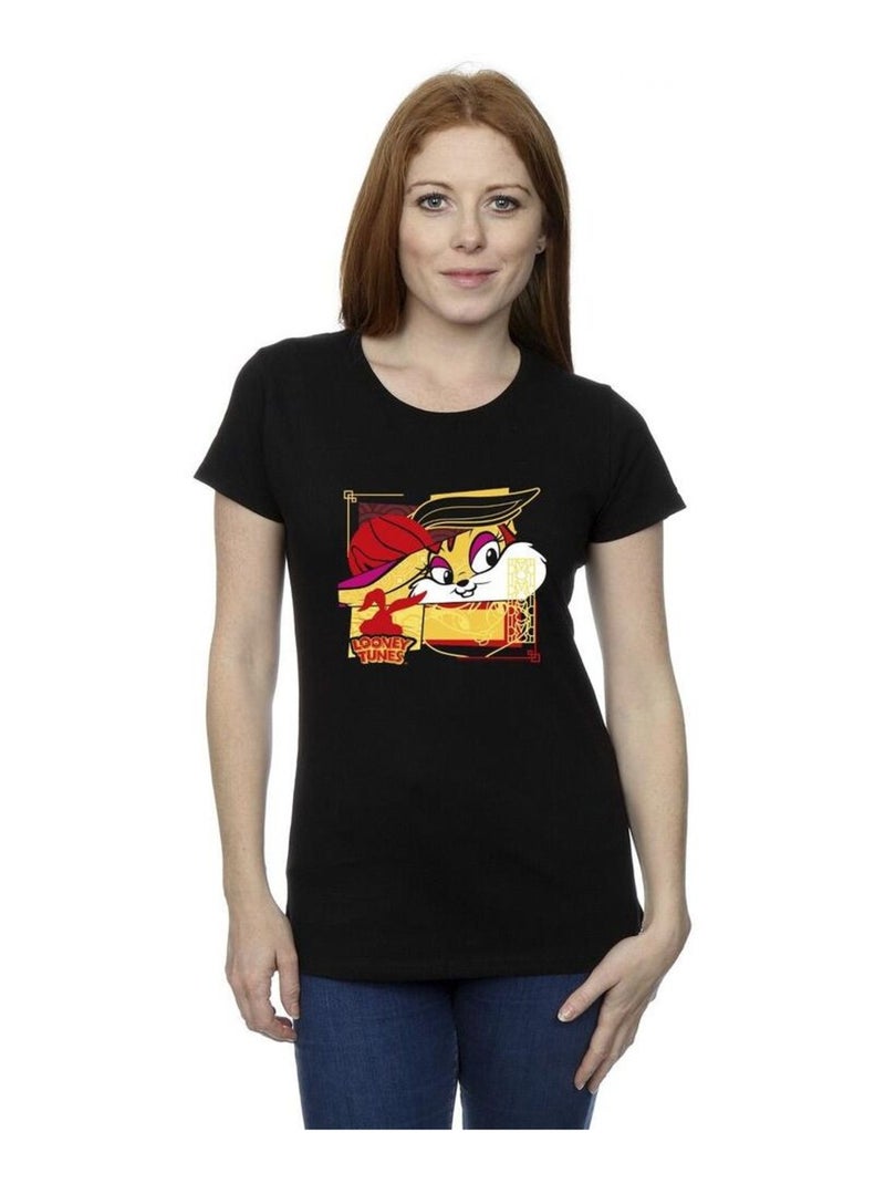 Looney Tunes - T-shirt RABBIT NEW YEAR Noir - Kiabi