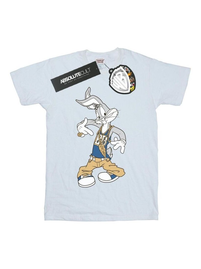 Looney Tunes - T-shirt RAPPER Blanc - Kiabi